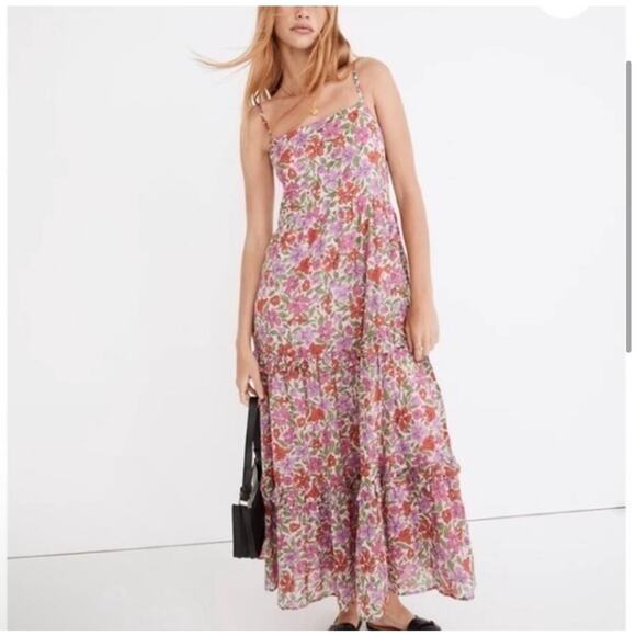 Banjanan Dresses & Skirts - NWT Banjanan Hazel Maxi Dress Tiered Sleeveless Floral Pink Womens Size …